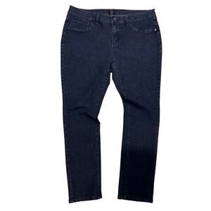 Gili vintage black denim jeans skinny cropped mid rise  stretch size 12P